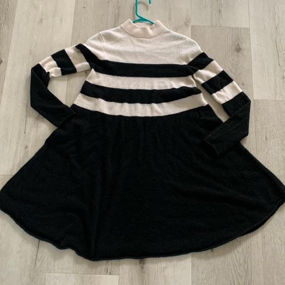 Autumn Cashmere two tones‎ Striped Cashmere Sweater dress size S midi - Picture 2 of 10